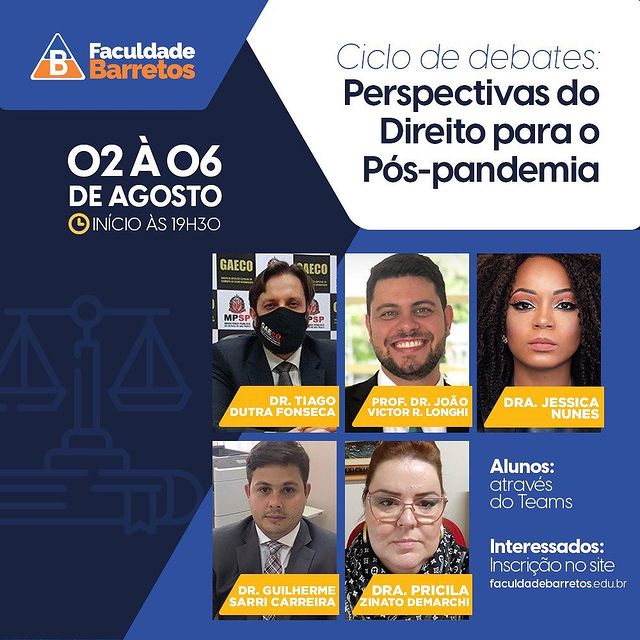 Ciclo de Debates: Perspectivas do Direito para o Pós-Pandemia